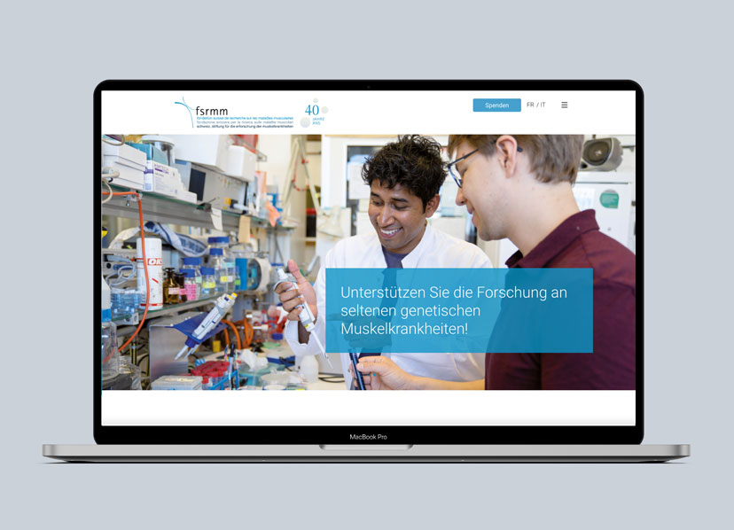 FSRMM, Corporate Design, Kommunikationsdesign, Kommunikationsdesign Konstanz, Webdesign, Barbara Kuberczyk, Designbüro Konstanz, Barbara Kuberczyk Kommunikationsdesign, Stiftung zur Erforschung der Muskelkrankheiten