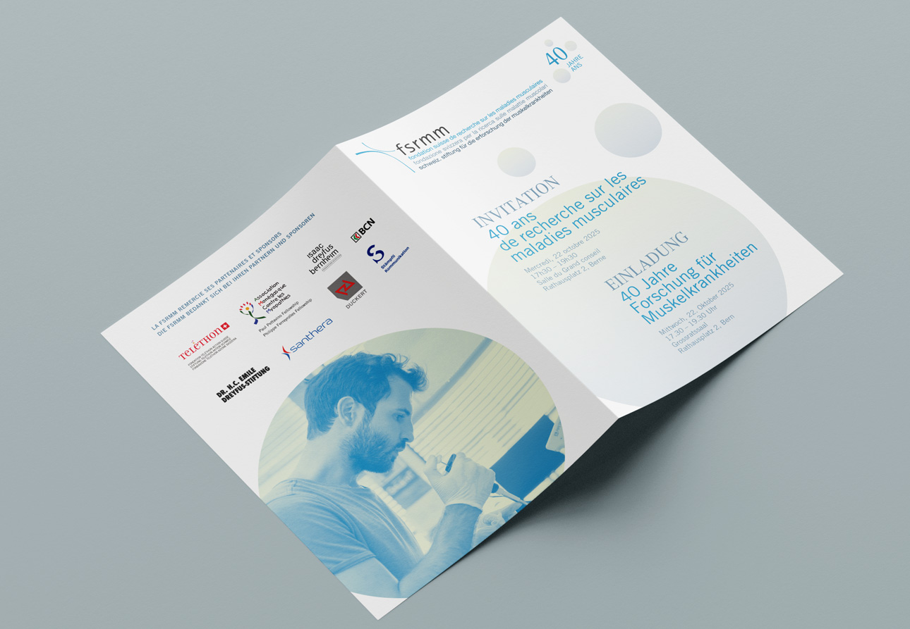 FSRMM Stiftung, Kommunikationsdesign, Grafikdesign, Einladung Jubiläum, Kommunikationsdesign Konstanz, Barbara Kuberczyk, Editorial Design