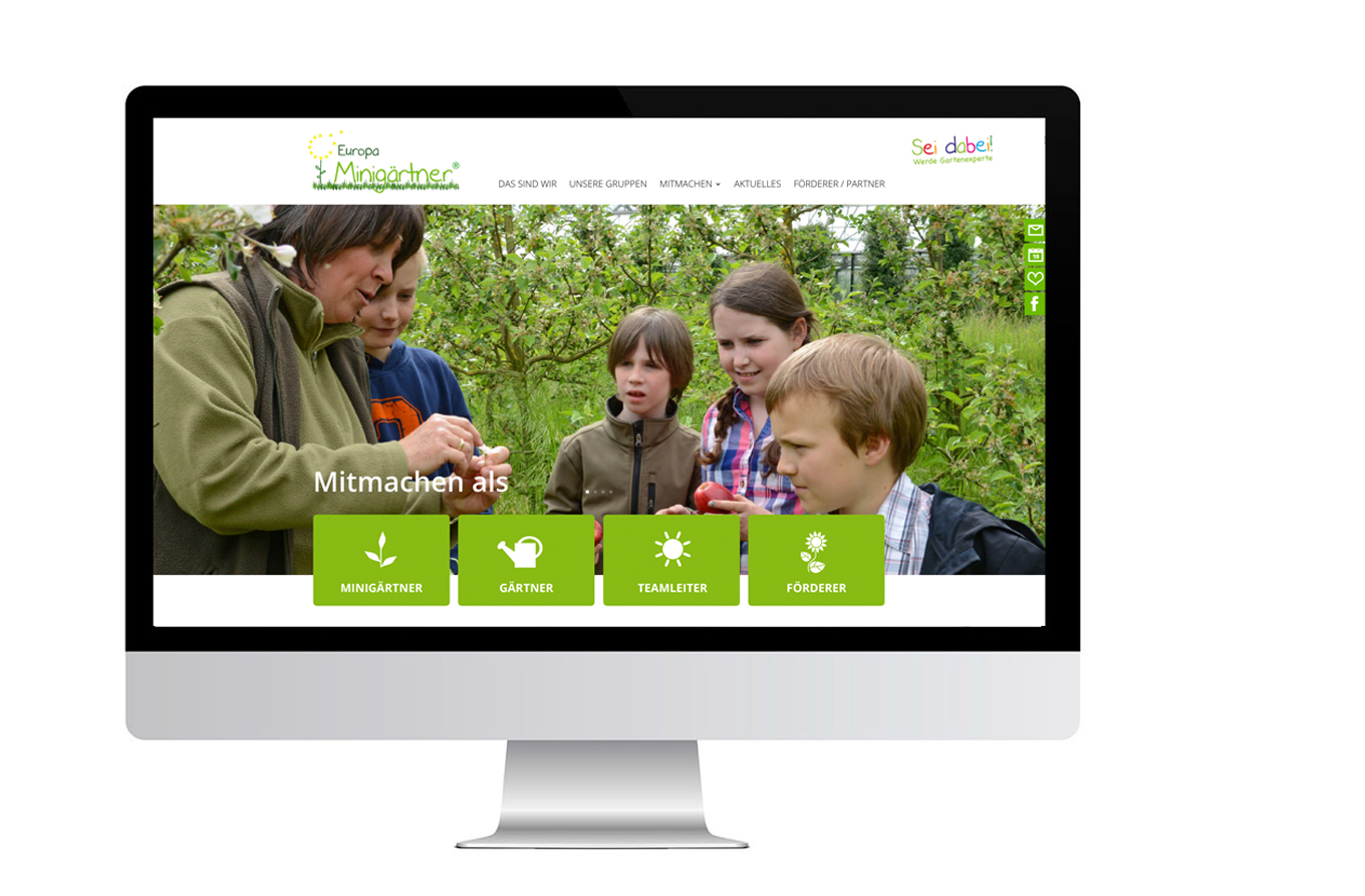 Mainau Minigärtner, Corporate Design, Kommunikationsdesign, Kommunikationsdesign Konstanz, Website, Mappen, Flyer, Leporello, Grafikdesign, Barbara Kuberczyk