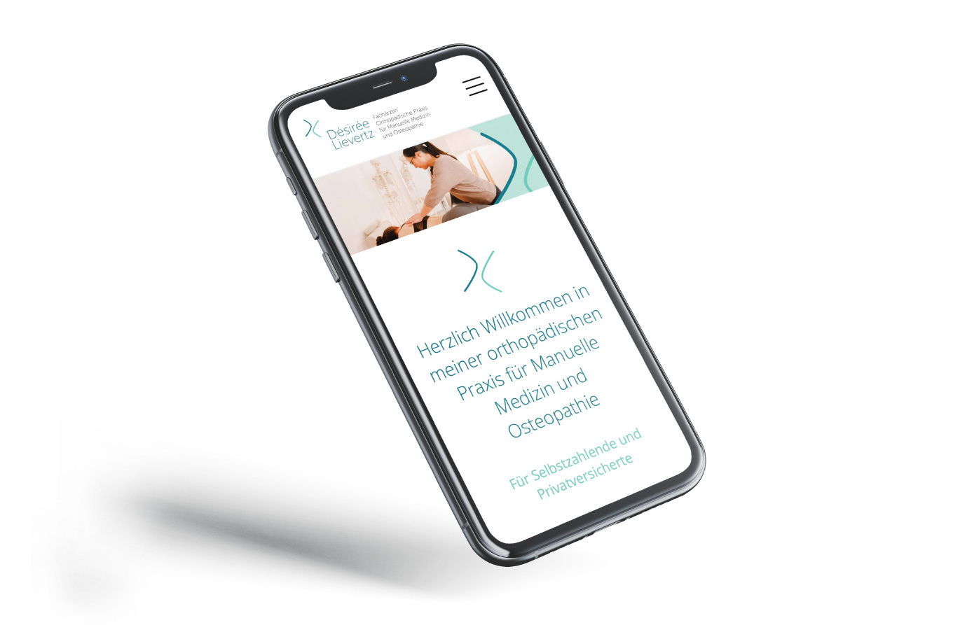 Praxissdesign, Corporate Design, Website, Webdesign, Facharztpraxis Konstanz, Praxis Konstanz, Orthopädische Praxis für Manuelle Medizin und Osteopathie