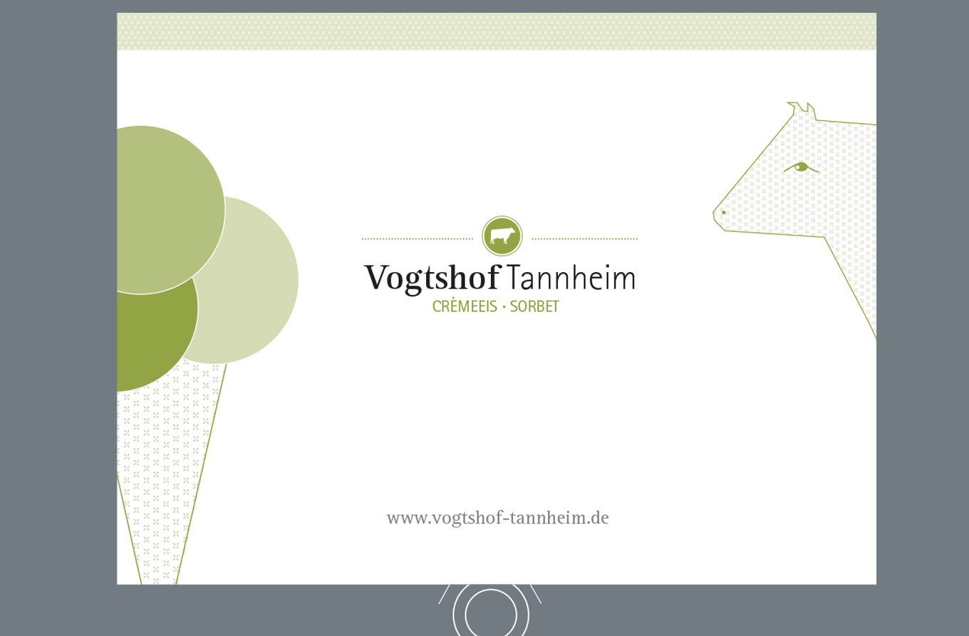 Vogtshof Tannheim, Cremeeis, Sorbet, Corporate Design, Autobeschriftung, Kommunikationsdesign, Kommunikationsdesign Konstanz, Barbara Kuberczyk